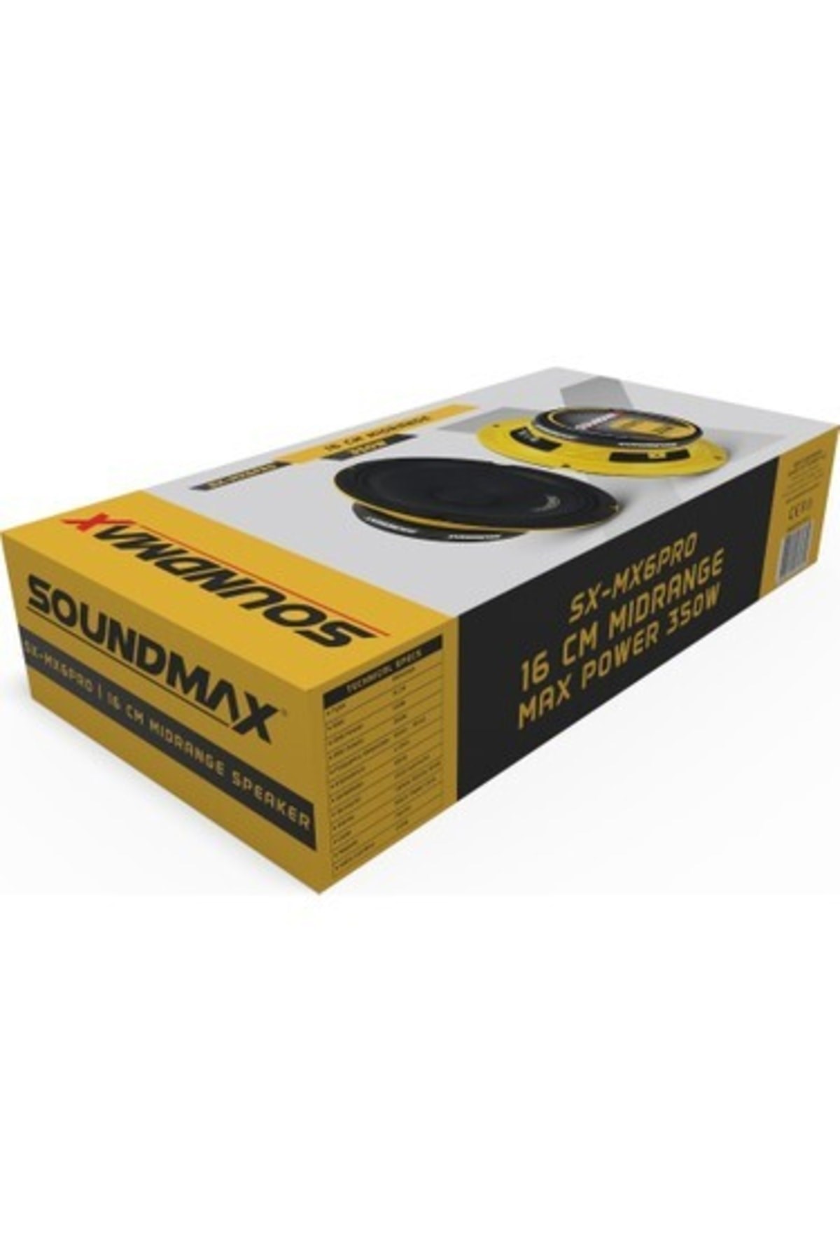 Soundmax Sx-mx6pro 16cm 350w Yeni Seri Midrange Oto Hoparlör