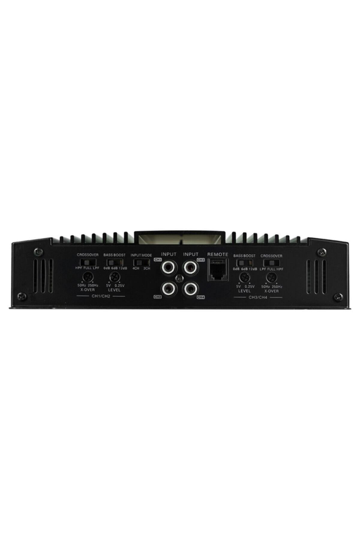 Sx-3200.4ab 4 Kanal 4000w Amfi Bas Kontrol Aparatlı