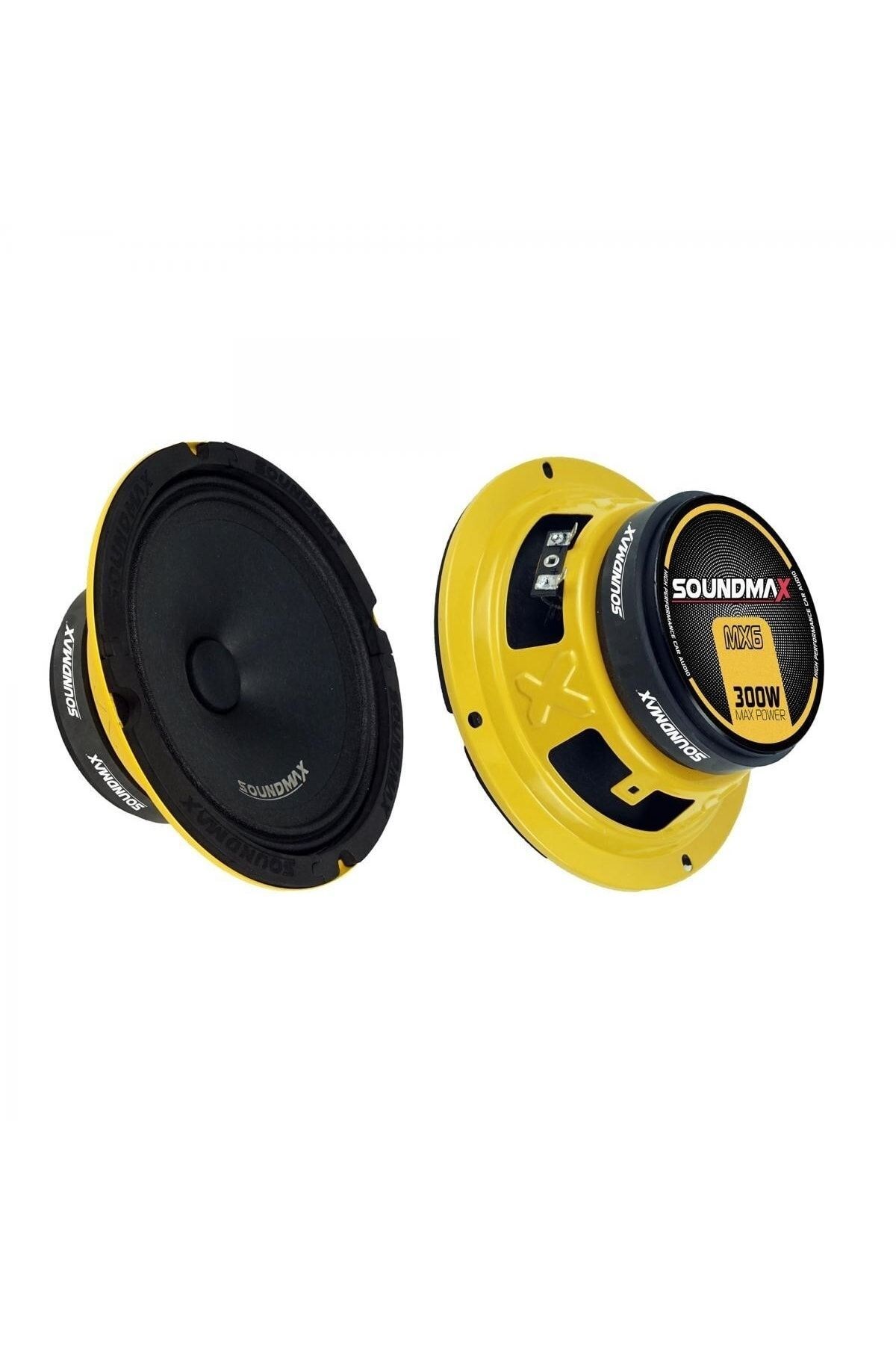 Sx-mx6 16cm Oto Midrange Hoparlör Çifti 600wat-200rms