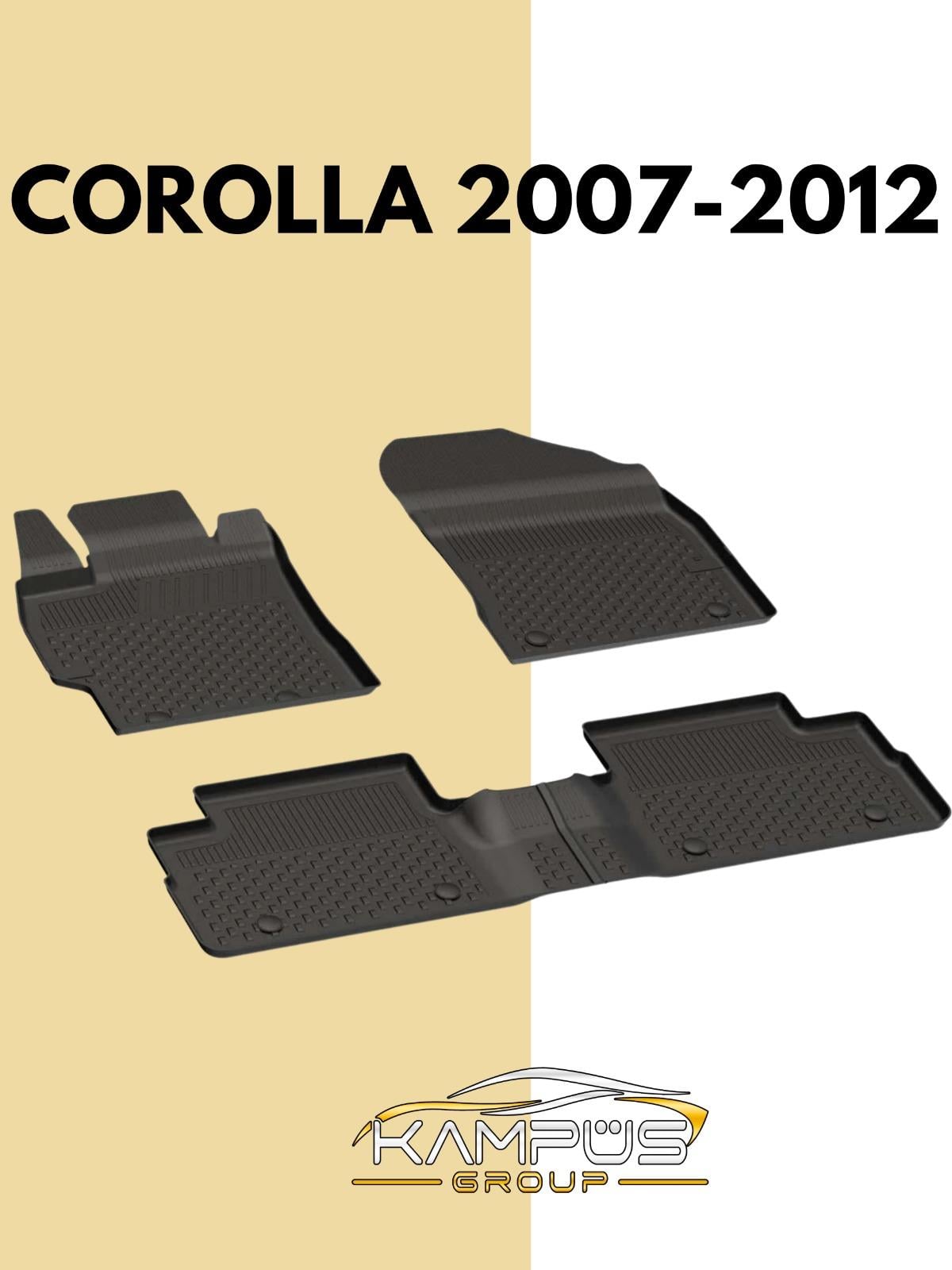 Toyota Corolla 2007-2013 Uyumlu 4.5D Sahler Oto Paspas
