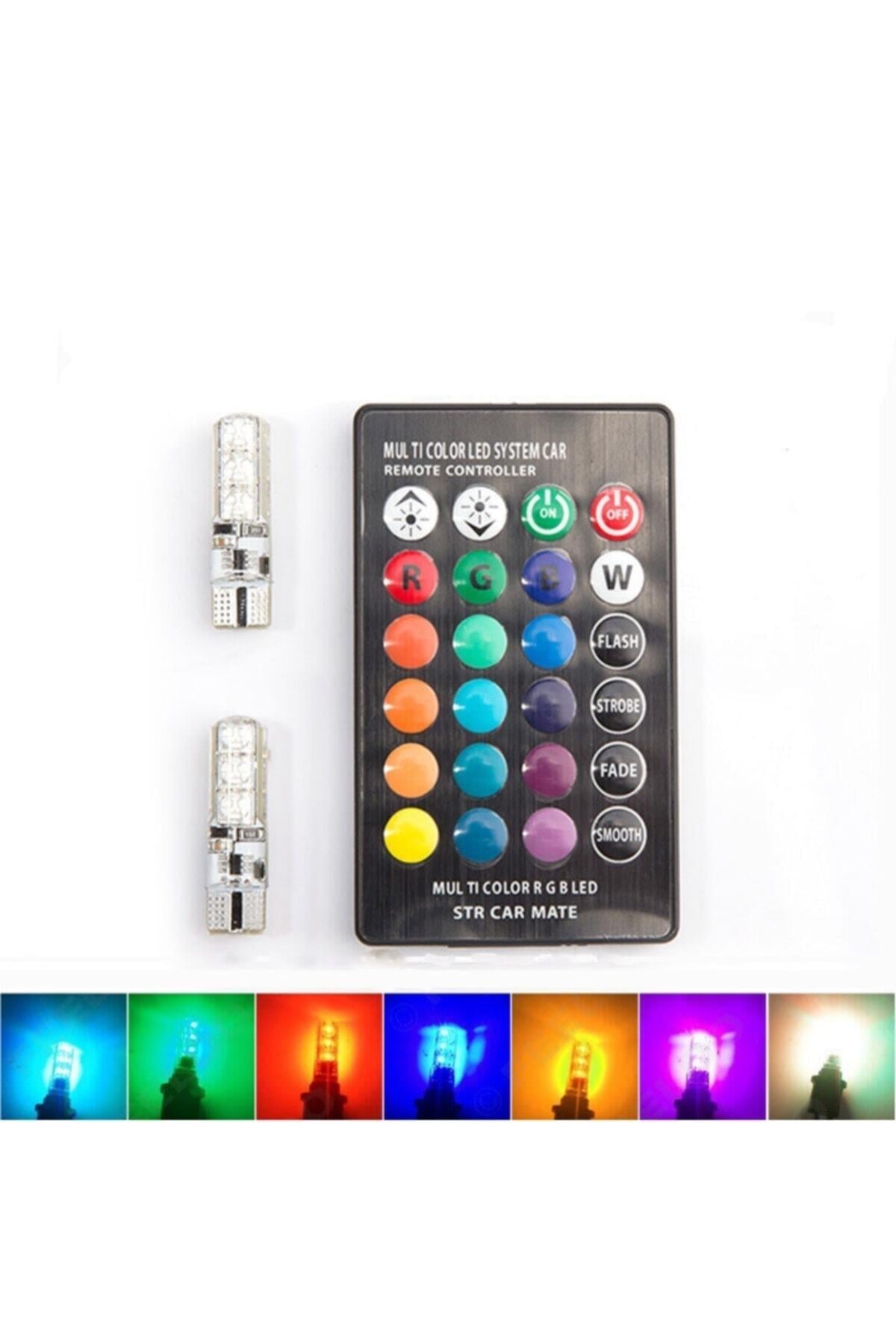 Uzaktan Kumandalı Silikon 6x2 T10 Ledli Ampul / Laam312