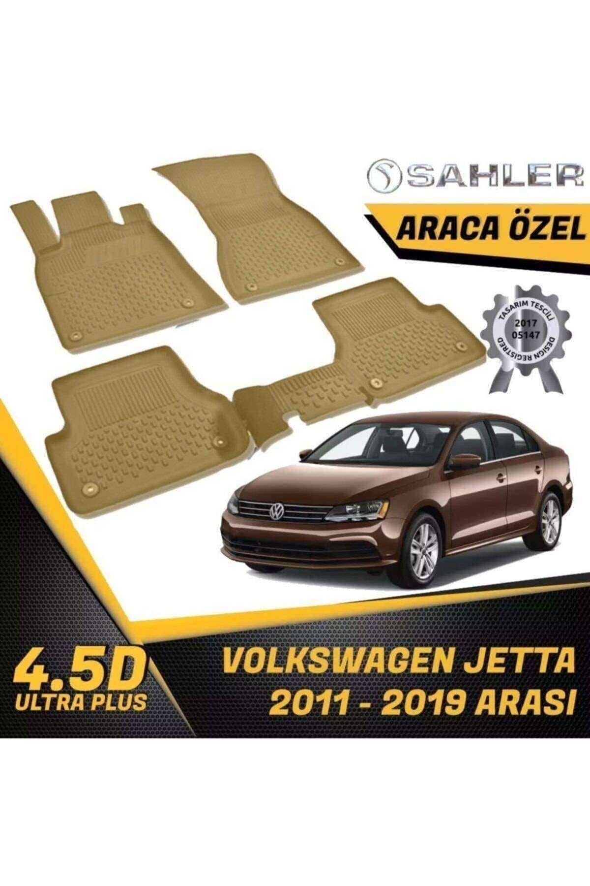 Volkswagen Jetta 4,5d Havuzlu Paspas, Vw Jetta 2011- Bej Renk, Demir Group