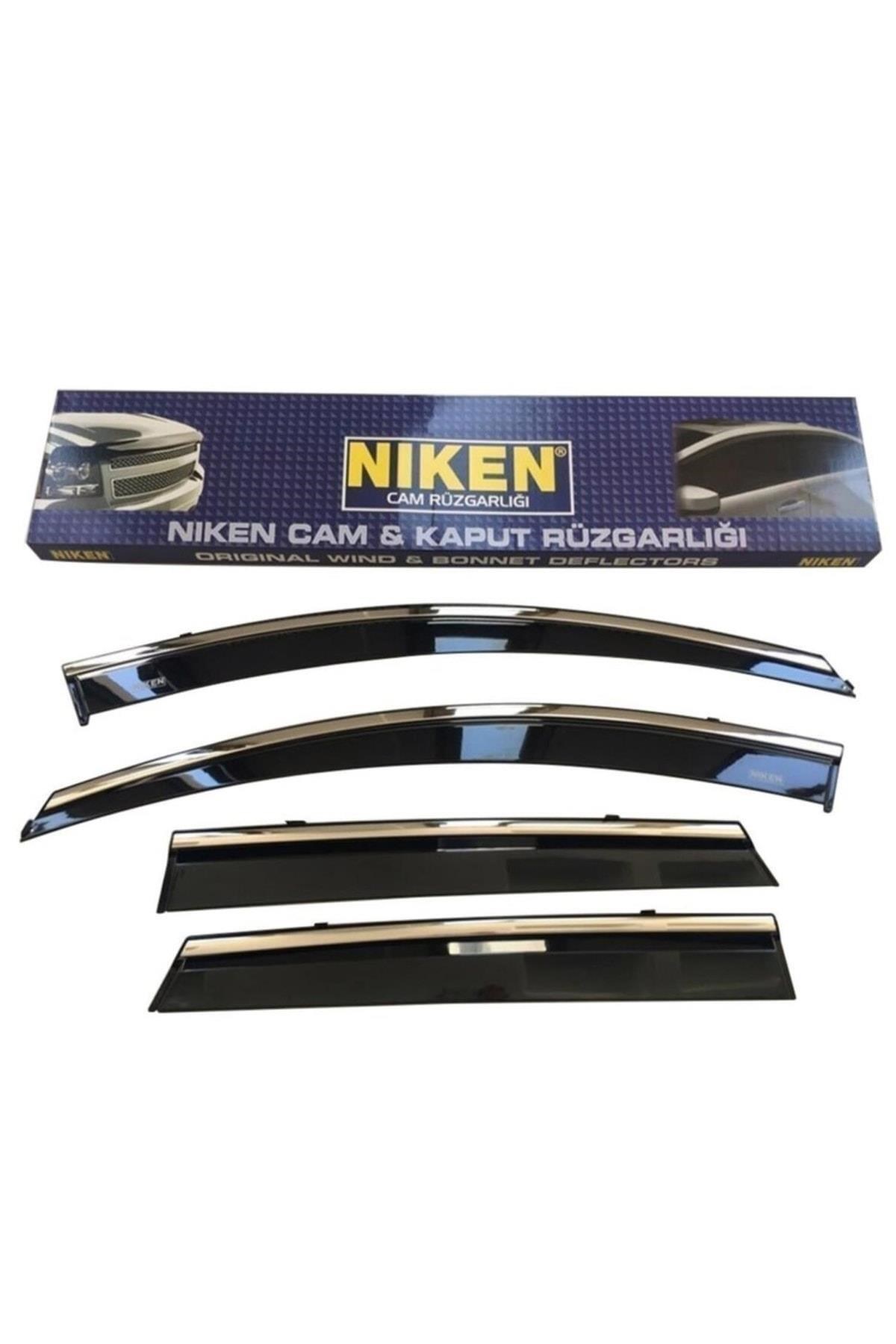 Volkswagen Jetta Kromlu Cam Rüzgarlığı 4'lü Set (2011-2018)