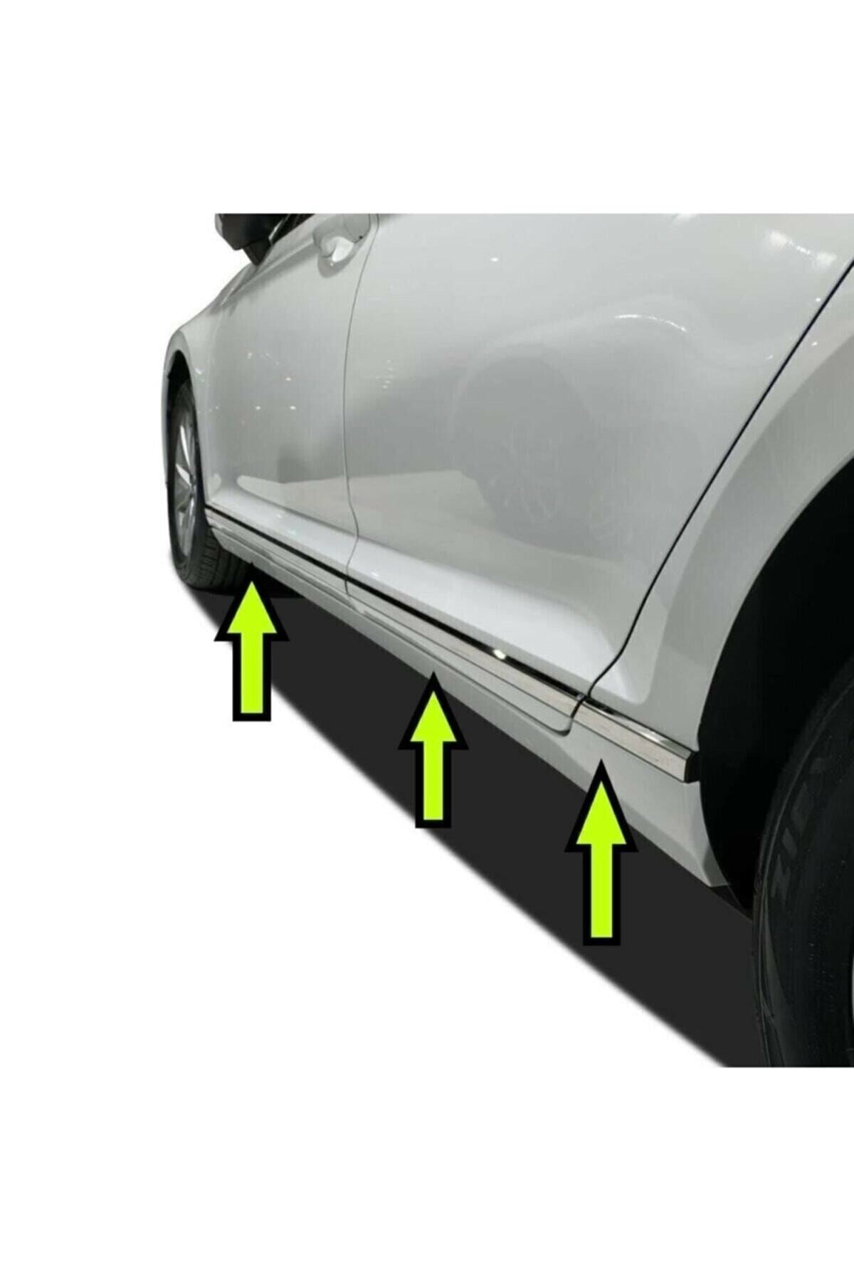 Vw Passat B8 2015-2024 Uyumlu Krom Yan Kapı Alt Çıtası Paslanmaz Çelik 8 Parça