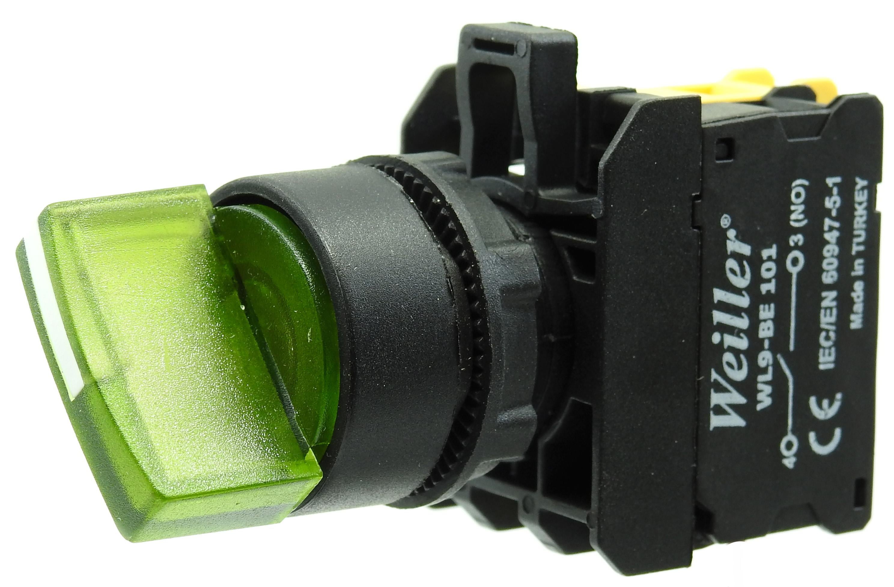 Ø22mm 0-1 Kalıcı Ledli Mandal Buton 240VAC
