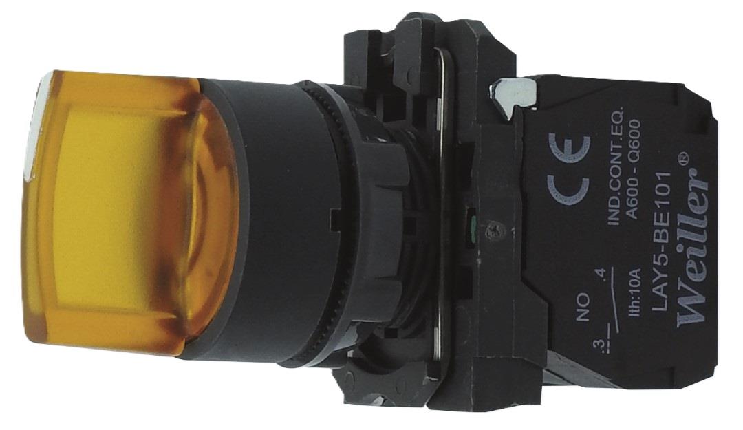 Ø22mm 1-0-2 Kalıcı Ledli Mandal Buton 10-30VAC-DC