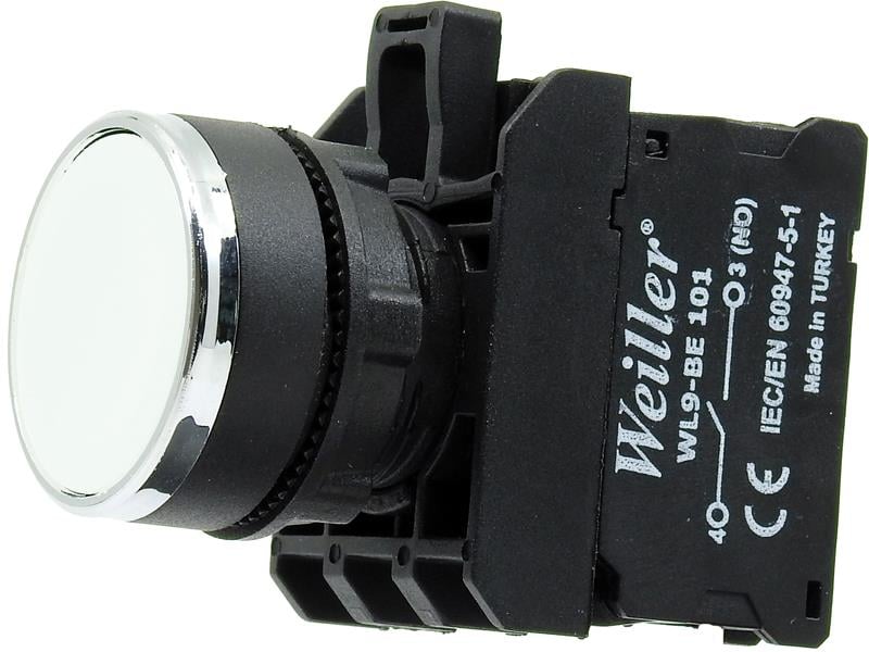 Ø22mm. Metal Kaplamalı Yaylı Start Butonu