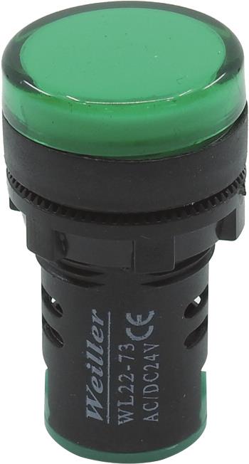 Ø22mm. Ledli Plastik Yuvarlak Sinyal Lambası