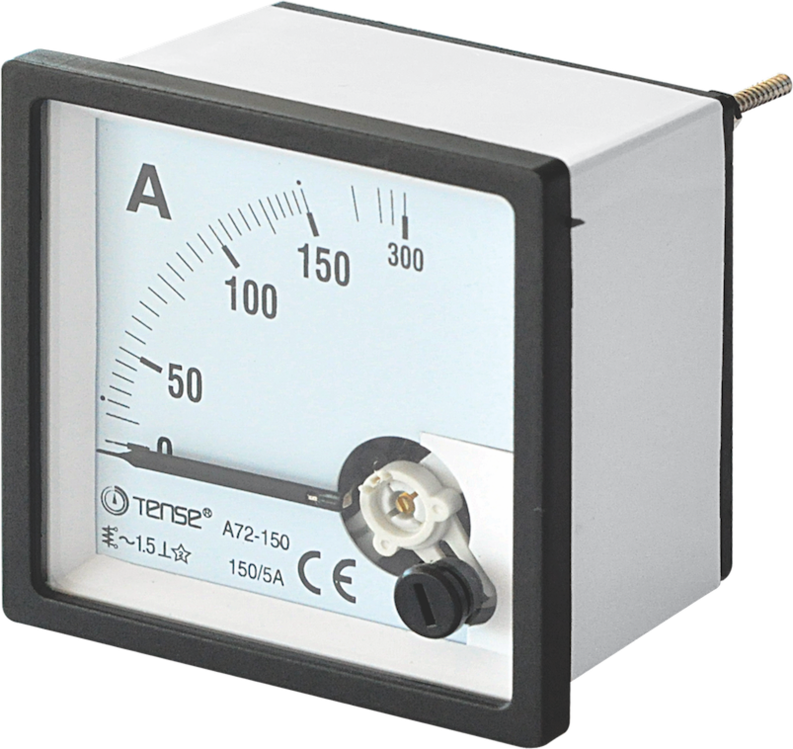  75A Analog Direk Ampermetre 72x72mm