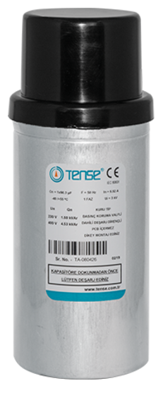 0.25kvar/230V Monofaze kondansatör