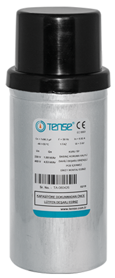 10 kvar/230V Monofaze kondansatör