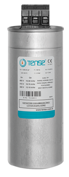 12.5 kvar/525V Trifaze kondansatör
