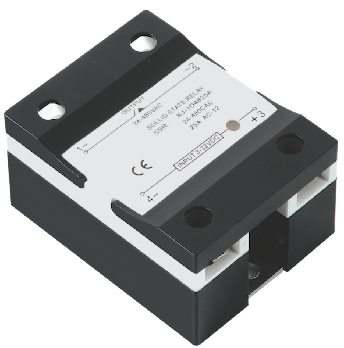25A,Monofaze,Giriş 3-32V DC, Çıkış 24-380V AC