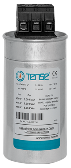 5 kvar/525V Trifaze kondansatör