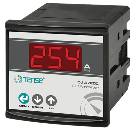 DC Dijital Ampermetre 72x72 mm (100mA-990A)  X/60 mv Şönt