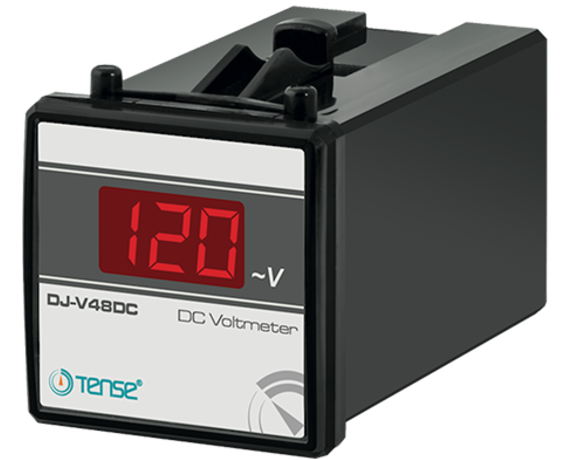 DC Dijital Voltmetre 48x48mm (1-300V DC)