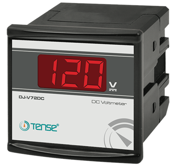 DC Dijital Voltmetre 72x72 mm (1-300V DC)