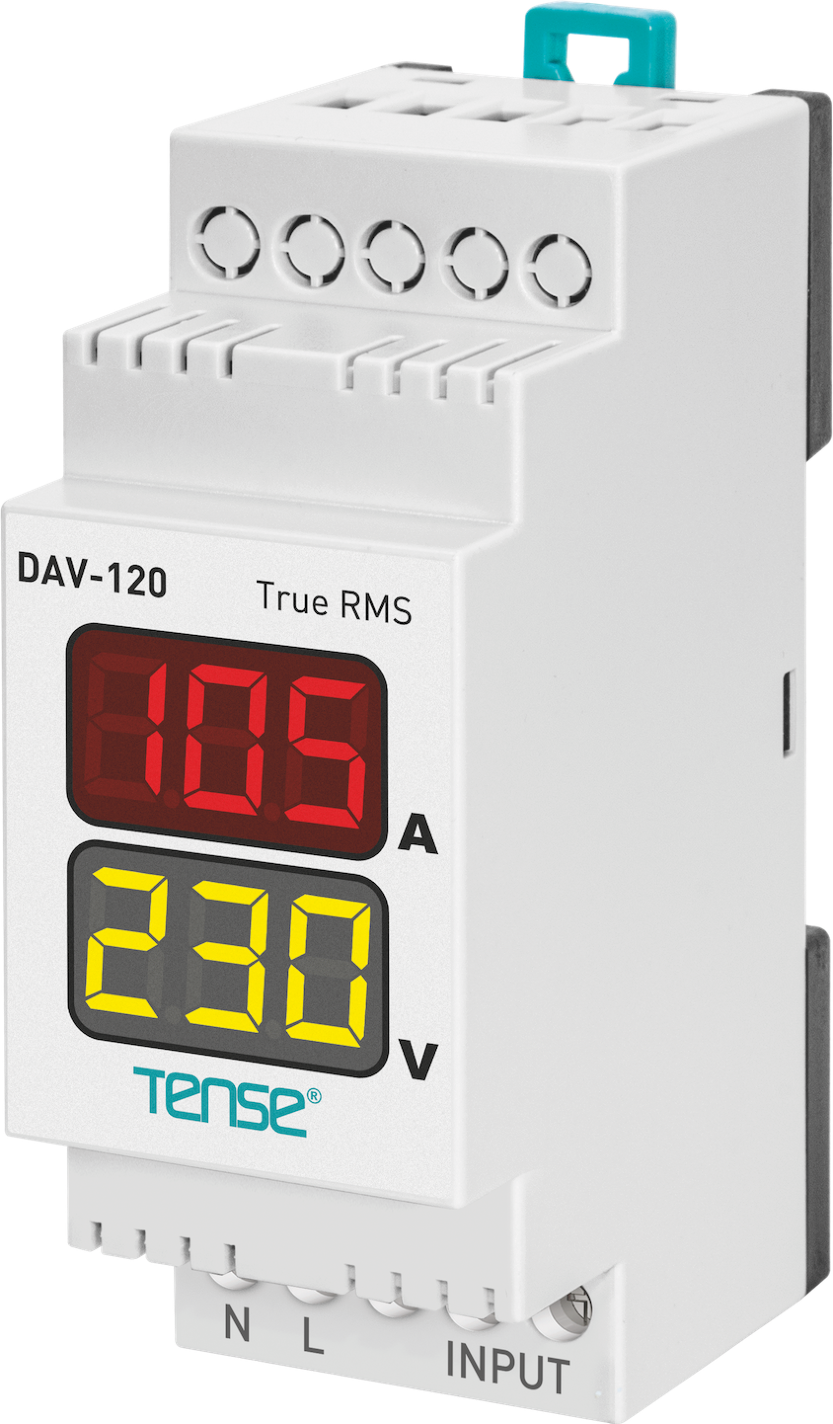 Dijital Voltmetre&Ampermetre DIN Kutu (100A Direkt)
