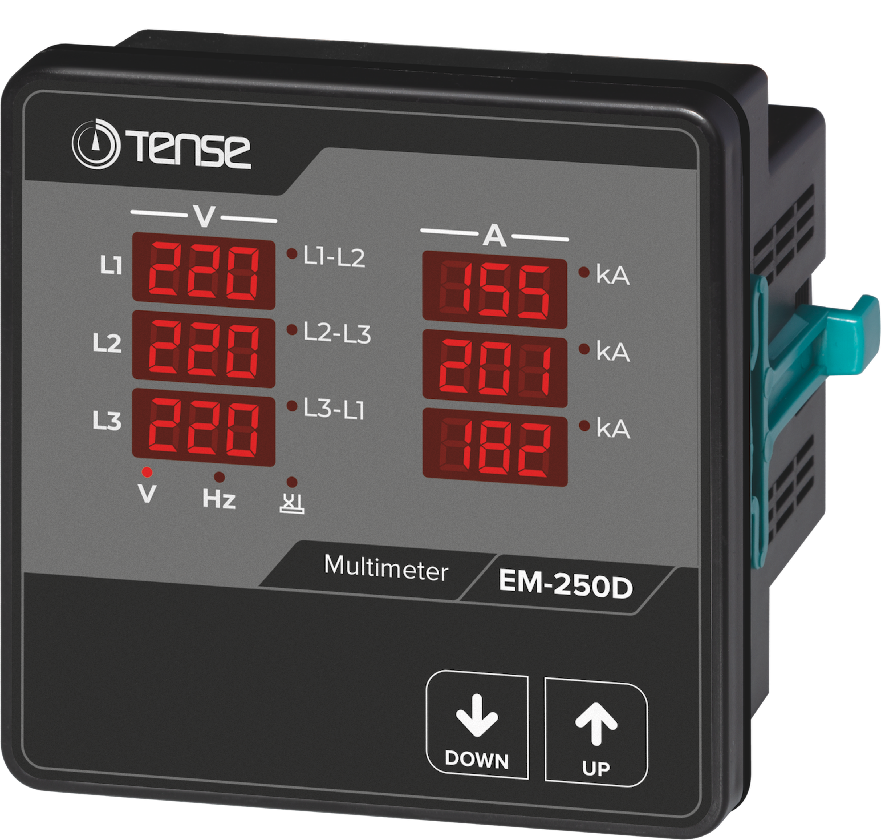Multimetre 96x96 mm (250A Direkt)