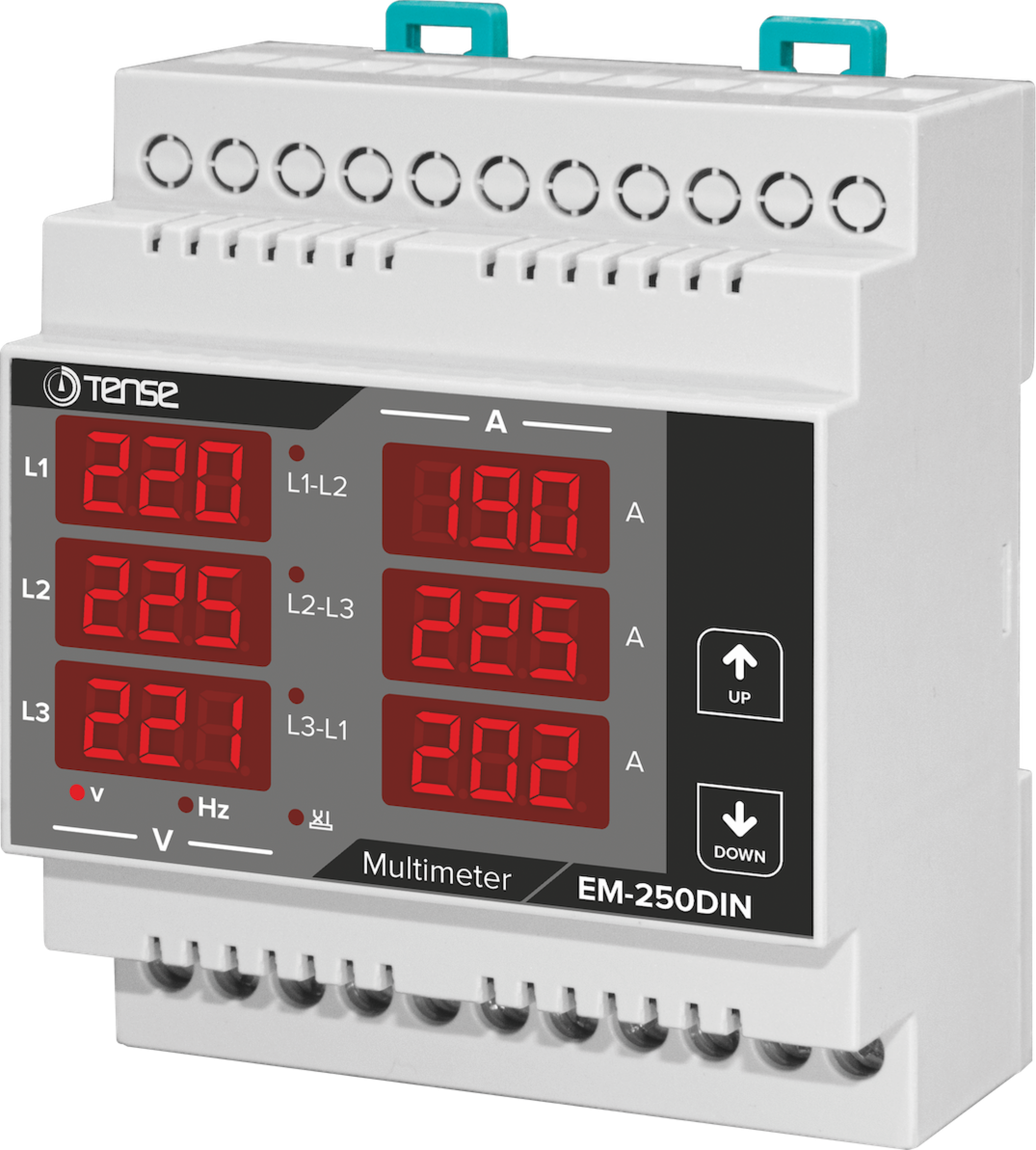 Multimetre DIN Kutu (250A Direkt)