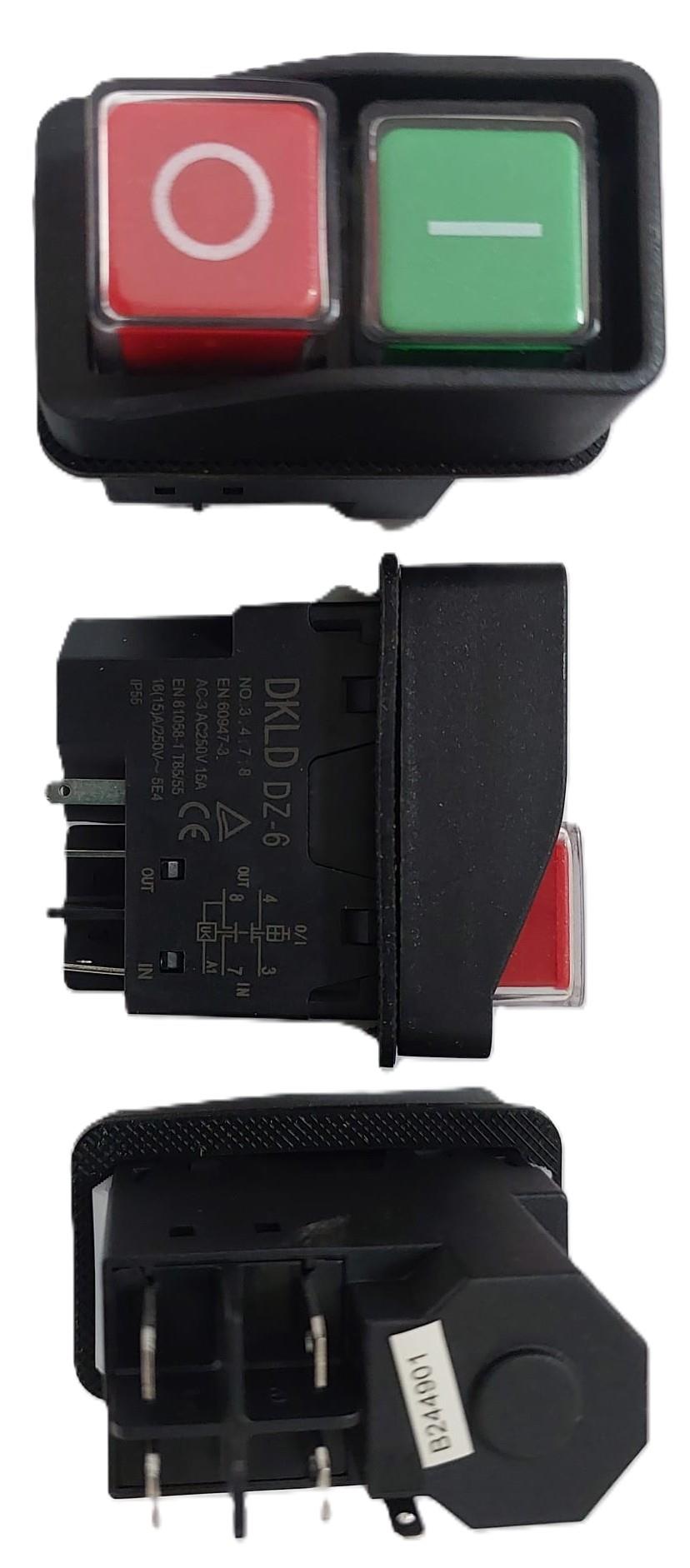 ON-OFF 5 Pinli Aşırı Yük Korumalı (Termikli) Gönye Kesme ve Makina Şalteri