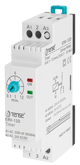 w-otomat tip 0.1dk-12dk Zaman Rölesi
