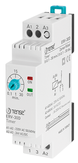 w-otomat tip 0.1dk-30dk Zaman Rölesi