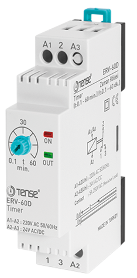 w-otomat tip 0.1dk-60dk zaman rölesi