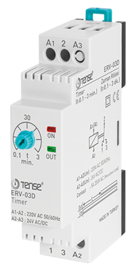 w-otomat tip 0.1dk-3dk Zaman Rölesi