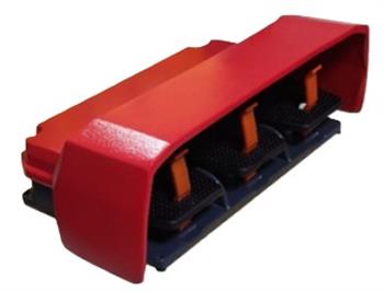 ÜÇLÜ ALÜMİNYUM DÖKÜM GÖVDE EMNİYET MANDALLI PEDAL 3NO+3NC