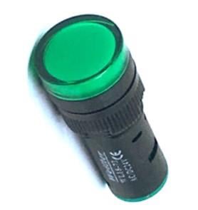 Ø16mm. Ledli Plastik Yuvarlak Sinyal Lambası