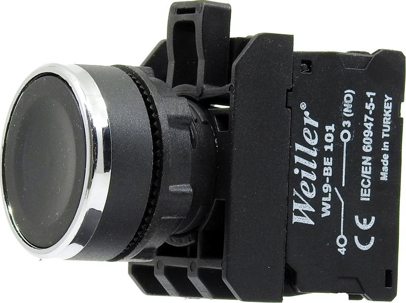 Ø22mm. Metal Kaplamalı Yaylı Start Butonu