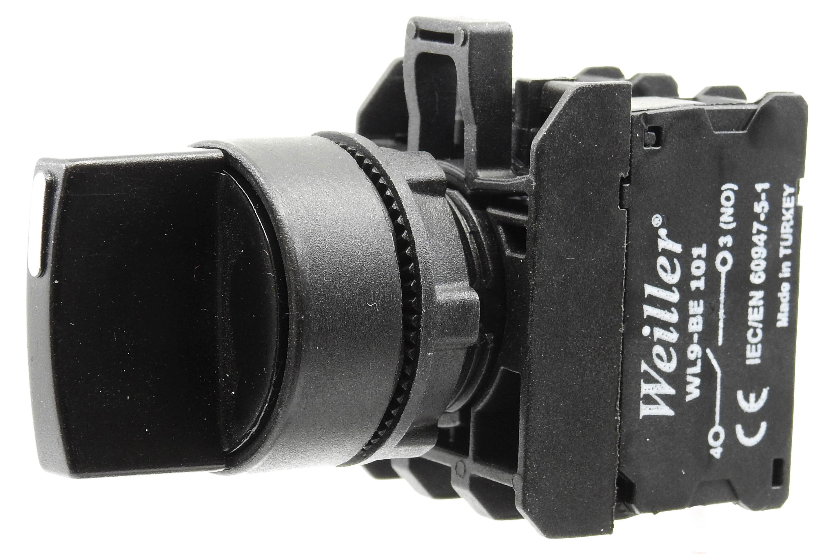 Ø22mm Plastik ( 1-0-2 ) Kayıcı (Yaylı) Mandal Buton