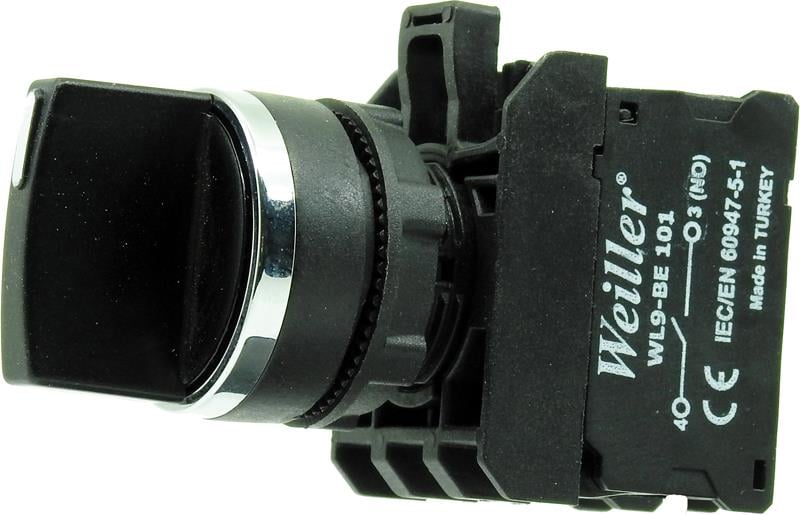 Ø22mm Plastik Metal Kaplamalı ( 0-1 ) Kayıcı (Yaylı) Mandal Buton