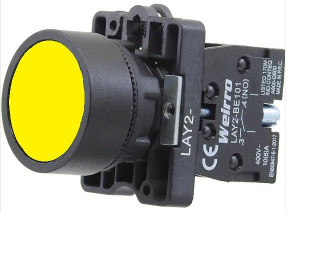 Ø22mm Plastik Yaylı Start Buton