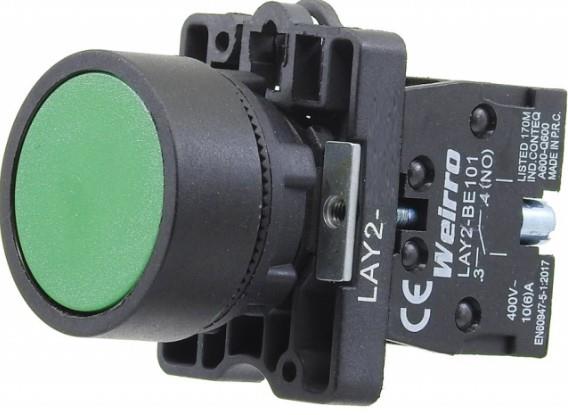 Ø22mm Plastik Yaylı Start Buton