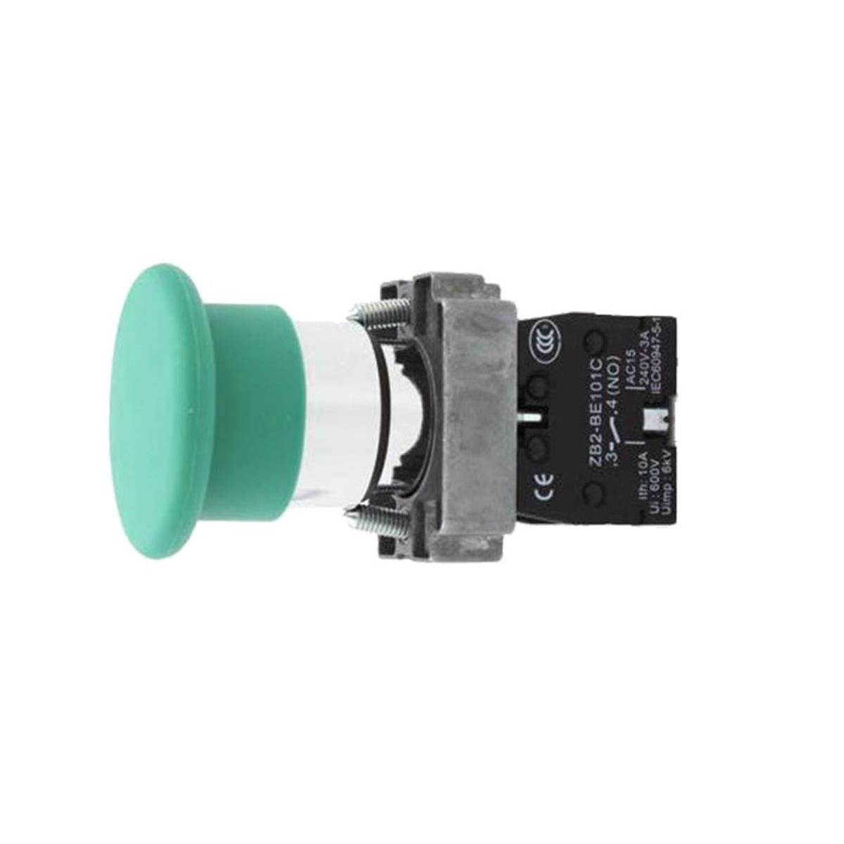 Ø40mm Metal Kafa Mantar Yaylı Start Butonu