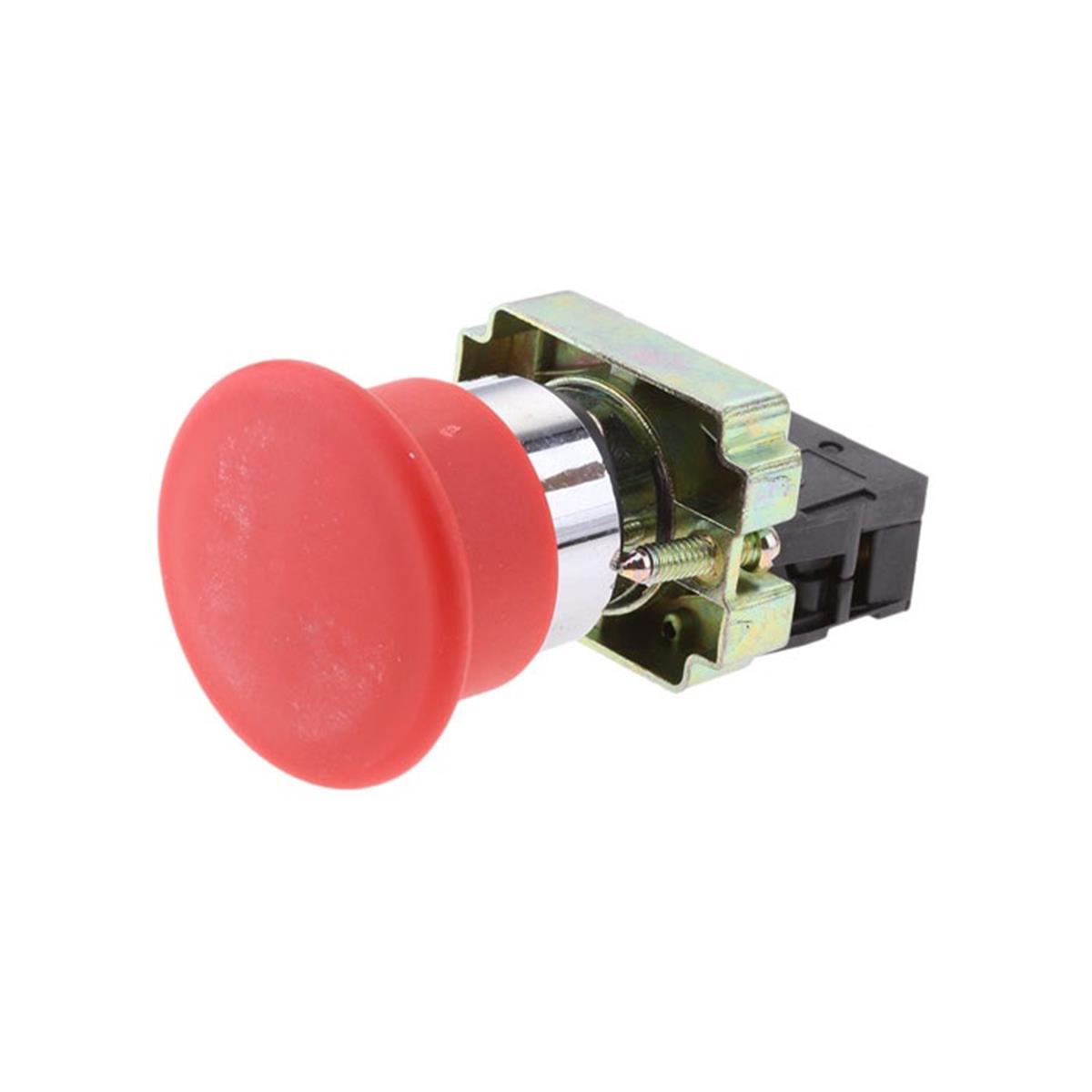 Ø40mm Metal Kafa Mantar Yaylı Stop Butonu