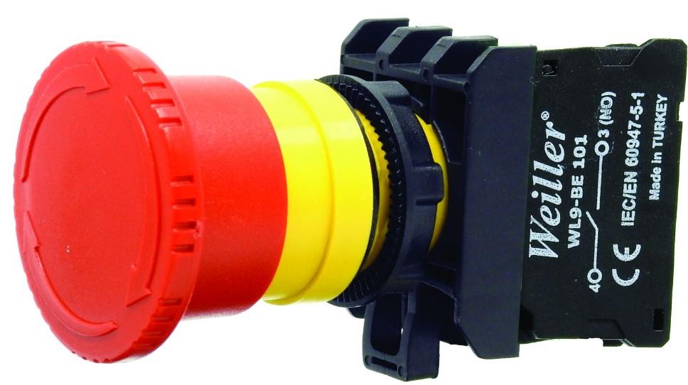 Ø40mm Plastik Kafak Mantar Acil Start Buton