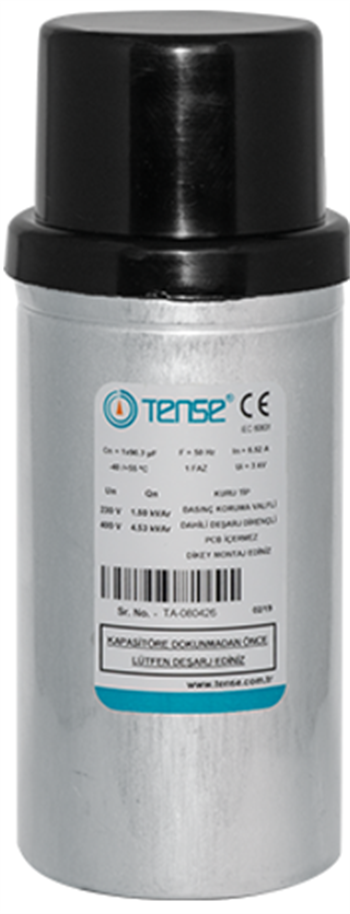0.5 kvar/230V Monofaze kondansatör