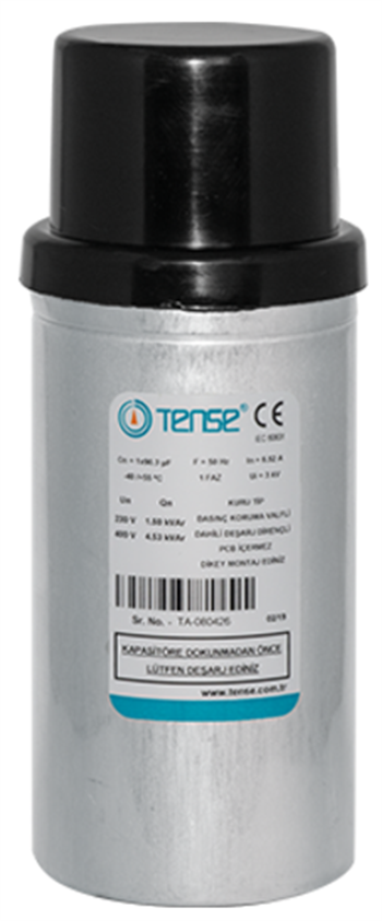 10 kvar/230V Monofaze kondansatör