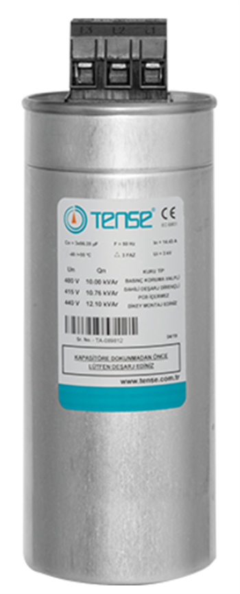 10 kvar/400V Trifaze kondansatör