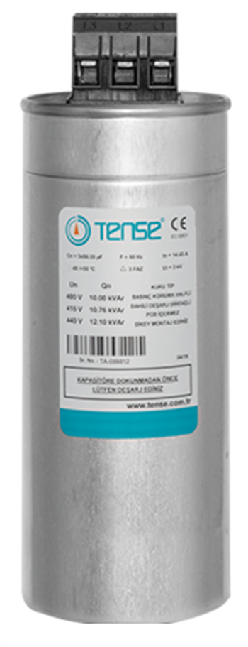 10 kvar/525V Trifaze kondansatör