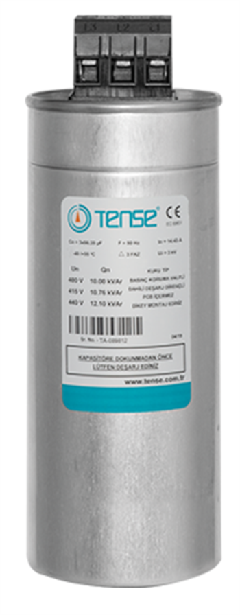 12.5 kvar/525V Trifaze kondansatör