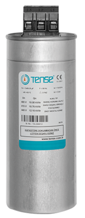 15 kvar/400V Trifaze kondansatör