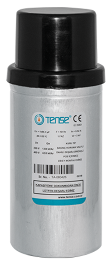 2.5 kvar/230V Monofaze kondansatör