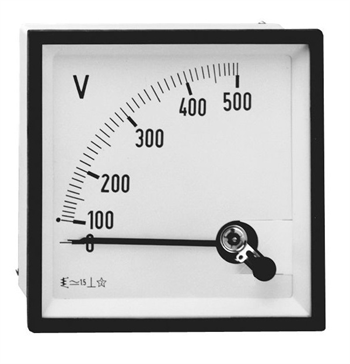 250V Analog Voltmetre 96x96mm