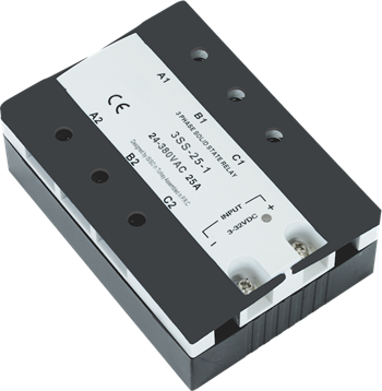 40A,Trifaze,Giriş 3-32V DC, Çıkış 24-380V AC