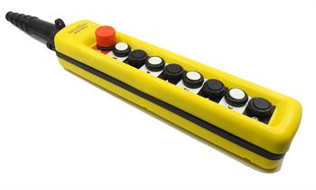 8 YÖNLÜ + ACİL STOPLU ÇİFT HIZLI MEKANİK KİLİTLİ VİNÇ CALASKAR KUMANDASI