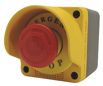 ALÜMİNYUM METAL KORUMALI EMERGENCY STOP BUTONU 1NC